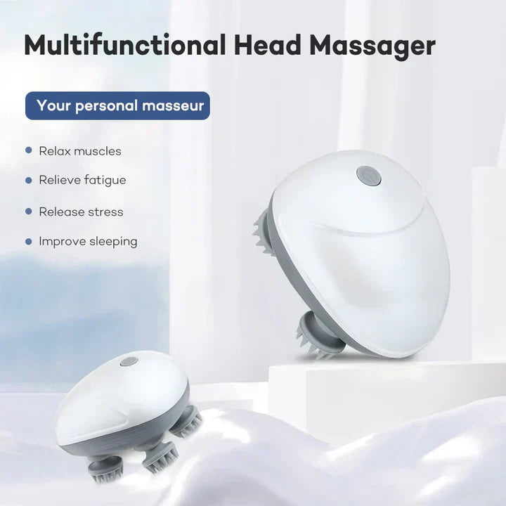Smart Scalp Massager Head Cleaning Massager Also Suitable for Pets Electric Massage Tool Washable and Portable