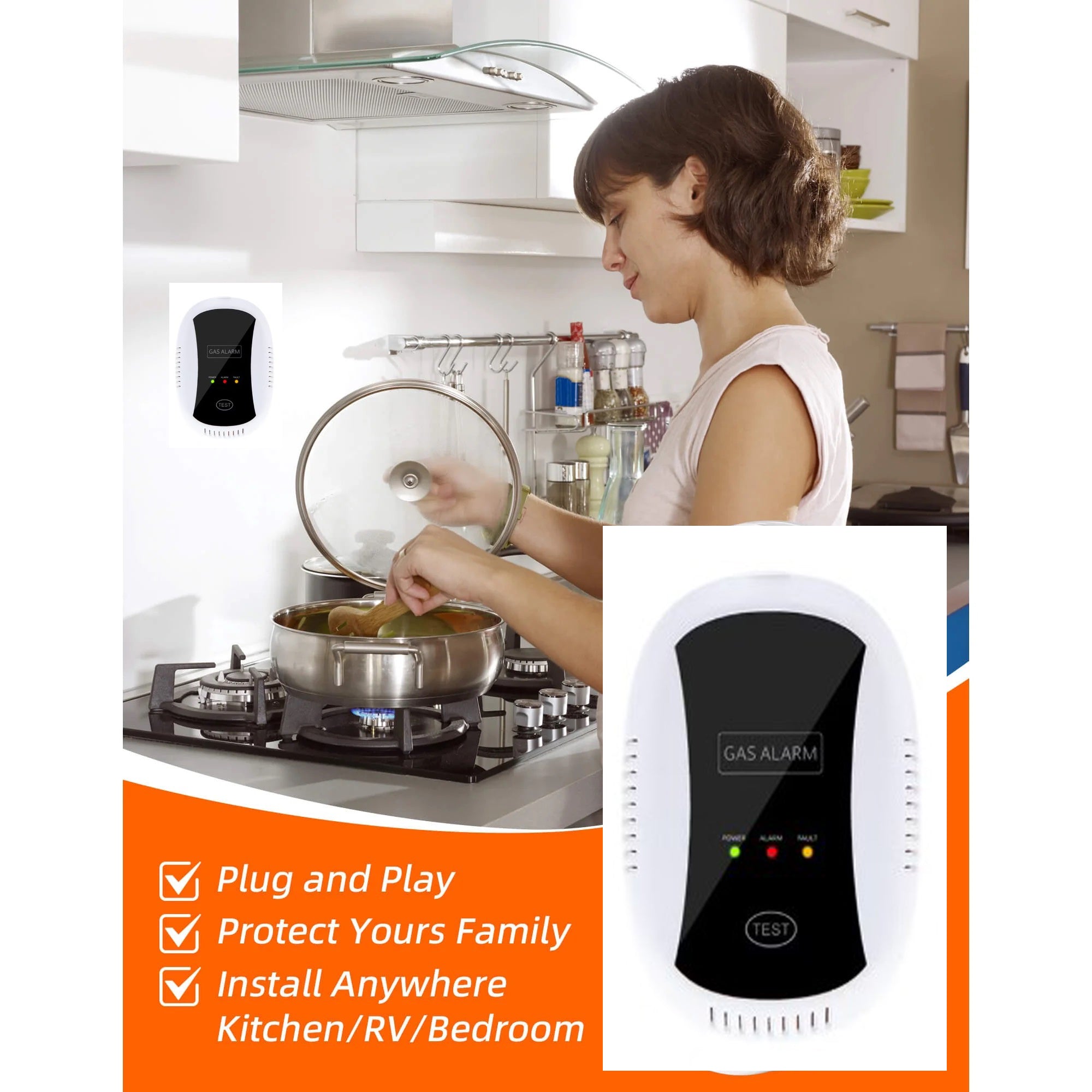 Natural Gas Leakage Alarm Detector  Stay Safe & Secure